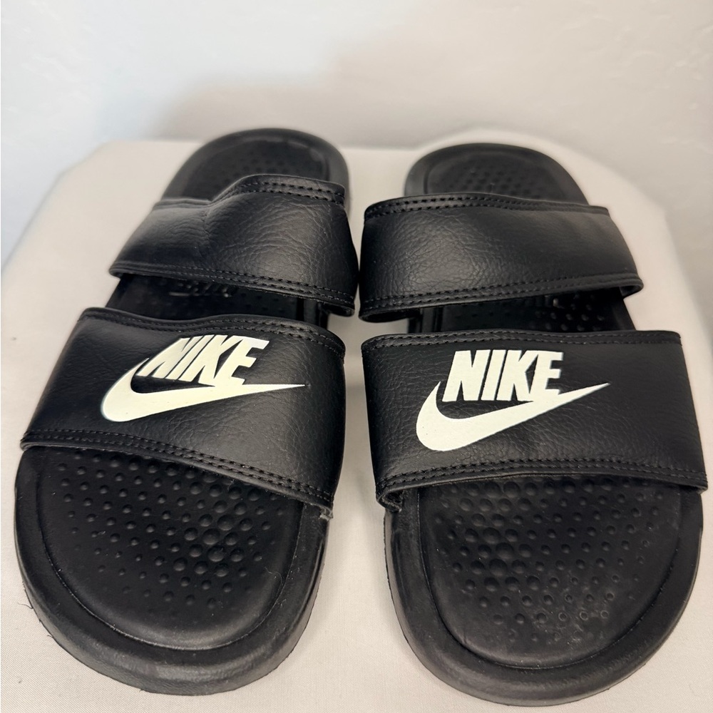 Nike Kids Black Slide Sandals